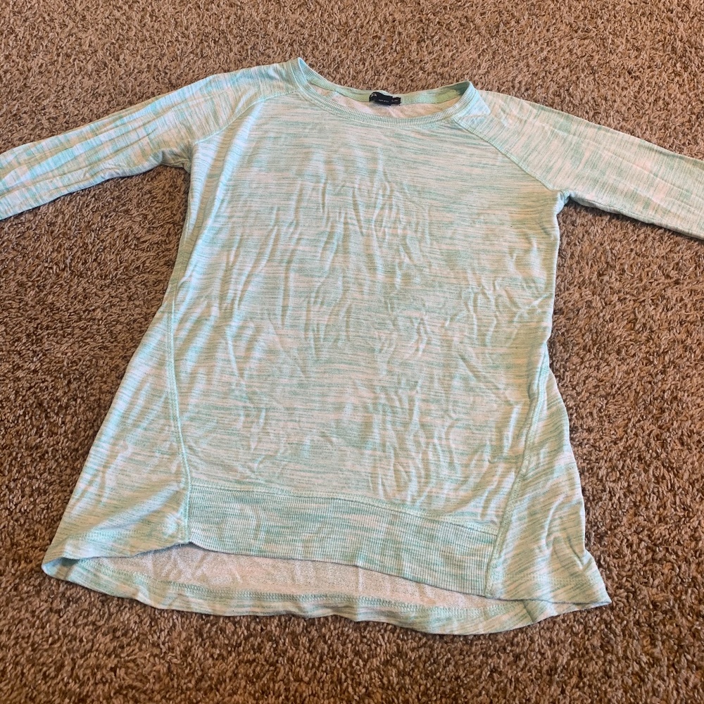 CHAMPION BURNOUT STYLE LONG SLEEVE TEE XS